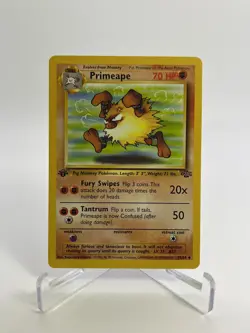 Primeape 1st Edition Uncommon 1999 Pokemon Jungle Set 43/64 NM - LP - Image 1
