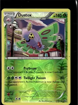 Pokemon Dustox 7/108 Roaring Skies Reverse Holo Uncommon - Image 1