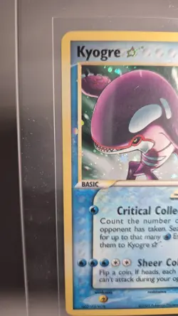 Pokemon TCG Kyogre Gold Star 112/113 EX Delta Species Holo Rare - Image 3