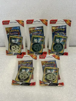 Pokemon TCG: Scarlet & Violet - Surging Sparks Checklane Blister (Set of 5) NEW - Image 1