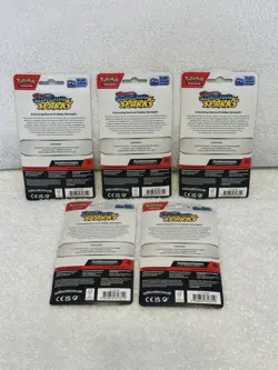 Pokemon TCG: Scarlet & Violet - Surging Sparks Checklane Blister (Set of 5) NEW - Image 2