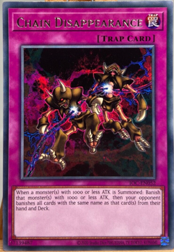 Yu-Gi-Oh! - Chain Disappearance - IOC-EN052 - Rare - Unl. Ed. -25TH- NM/M - Image 1