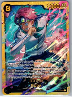 Koby OP11-119 SEC English A Fist of Divine Speed - One Piece Card - NM - Image 1