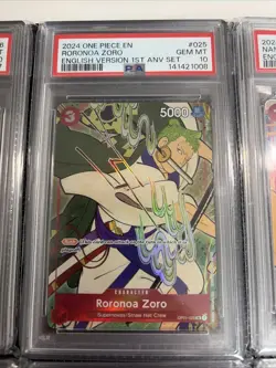 One Piece 1st Anniversary Sequential Set PSA 10 English - Image 3