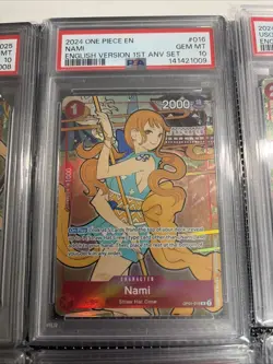 One Piece 1st Anniversary Sequential Set PSA 10 English - Image 4