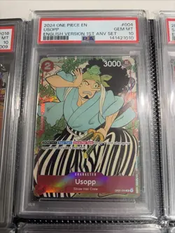 One Piece 1st Anniversary Sequential Set PSA 10 English - Image 5