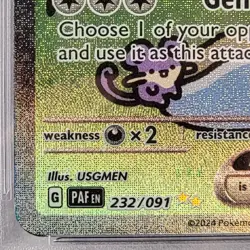 Pokemon Mew ex Bubble Mew PSA 10 Gem Mint 232/091 Sir SV Paldean Fates 2024 - Image 2