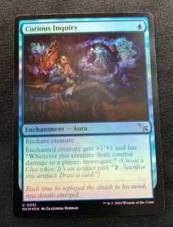 Curious Inquiry - Foil - MKM - NM Unplayed - EN - 0051 - Image 1