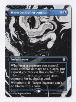 Waterbender Ascension (Borderless) 0310 (R) MTG Avatar: The Last Airbender (TLA) - Image 1