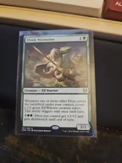 MTG - Elvish Warmaster - Kaldheim - #167/285 - NM - Ships Fast - Image 1