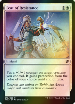 MTG Feat of Resistance Foil ** Khans of Tarkir ** English (NM) - Image 1