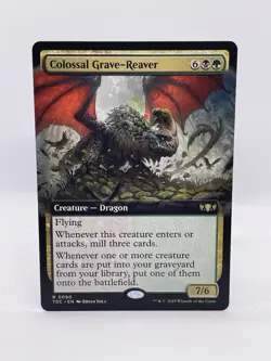 Magic The Gathering - Colossal Grave-Reaver (Extended Art) - Tarkir: Dragonstorm - Image 1