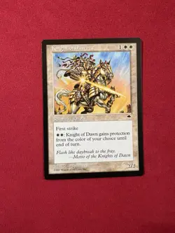 Knight Of Dawn - Tempest Vintage Magic The Gathering MTG 90’s Classic TMP - Image 1