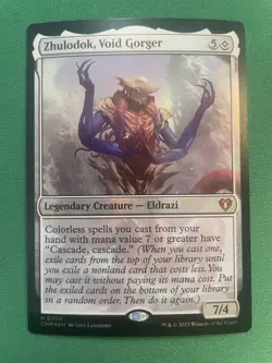 2023 Zhulodok, Void Gorger Commander Masters Foil MTG Magic Eldrazi M50 - Image 1