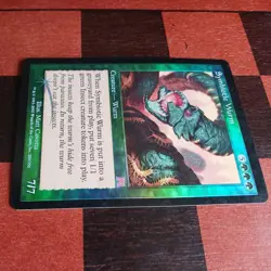 Mtg Symbiotic Wurm FOIL LP Onslaught Magic Card Wurm Rare - Image 3