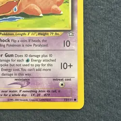 Pokemon TCG WoTC Slowpoke 73/111 Neo Genesis Vintage Near Mint Free Shipping NM - Image 5