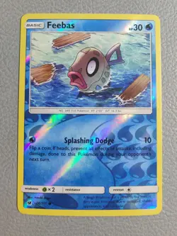 Feebas Reverse Holo | NM/M | SM Crimson Invasion 26/111 | Pokemon - Image 1