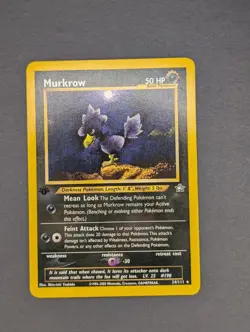 Lot Of 3 Vintage Pokemon Cards - Neo Genesis - 1x 1st Ed, 2x Holographic - Image 1