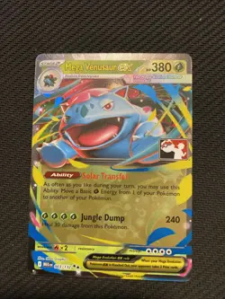 Pokemon Prize Pack Series 8 MEGA VENUSAUR EX NM - Image 1