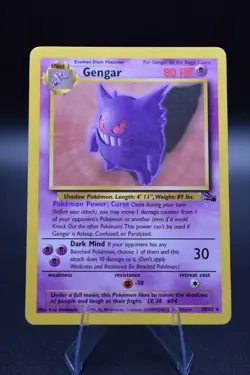 Pokemon TCG Gengar 20/62 Fossil Regular LP Ungraded - Image 1