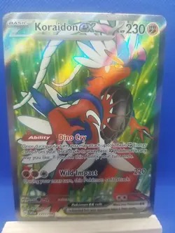 Pokemon TCG Koraidon ex Scarlet & Violet Base Set 231/198 Holo Ultra Rare - Image 1