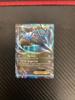 Pokemon TCG Kingdra-EX 73/124 Fates Collide Holo LP - Image 1
