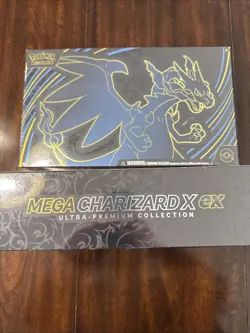 Pokemon Mega Charizard X ex Ultra Premium Collection Lot Of 2 (36 Booster Packs) - Image 2