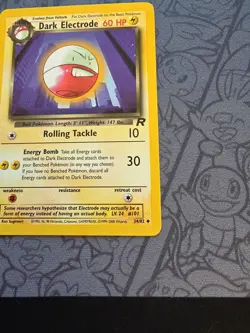Pokemon: Dark Electrode #34/82 Team Rocket 2000 WOTC Vintage - LP/NM - I150 - Image 5