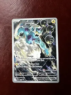 Thundurus 209 - Black Star ETB Promo - Back Bolt - Pokemon Center Stamped - NM - Image 1
