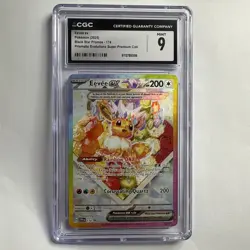 Pokemon Eevee TCG Prismatic Evolutions Promo Card EX 174 Sup-Premium Collection - Image 3