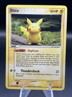 Pokemon TCG Delta Species EX Ditto Pikachu - 63/113 - Image 1