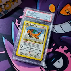 Pokemon PSA 10 DRAGONITE 5 BLACK STAR PROMO 1999 GAME MOVIE PROMO WOTC Card - Image 2