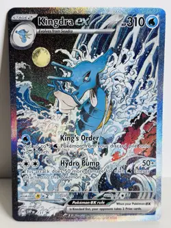 Pokemon Scarlet & Violet Kingdra Ex 131 Full Art Promo - Image 1