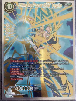 Dragon Ball Super Card BT2-123 SCR Ultimate Force SSB Vegito - Image 2