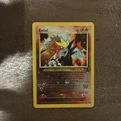 Pokemon Entei 34/53 Reverse Holo Wotc Promo 1995-2001 Promo TCG Card - Image 1