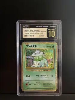💎 CGC 10 PRISTINE 💎 BULBASAUR 001/032 CLF Trading Card Game Classic Deck Card - Image 1