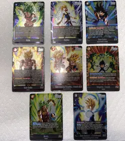 Dragon Ball Super Fusion World Saiyan's Pride FB08 Super Rares 8 cards lot - Image 1