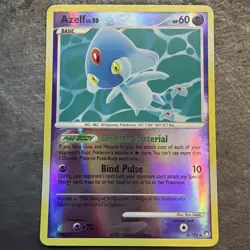 Azelf 4/123 Reverse Holo Rare Diamond & Pearl Mysterious Treasures Card LP - Image 1