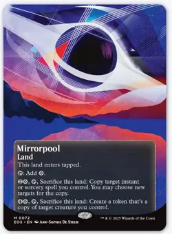 Foil Mirrorpool (0072) (Borderless) - Edge of Eternities: Stellar Sights (EOS) - Image 1