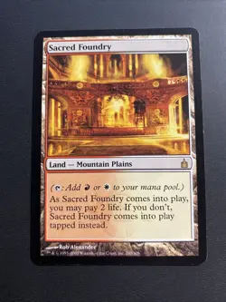 MTG Magic the Gathering Sacred Foundry (280/306) Ravnica City of Guilds LP - Image 1