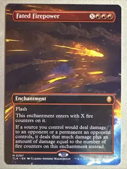 MTG / Fated Firepower / TLA / #297 / Regular (Borderless)/ Rare / NM - Image 1