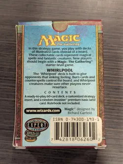 Apocalypse Whirlpool Complete Deck Magic the Gathering MTG Vintage 2001 Nice! - Image 2