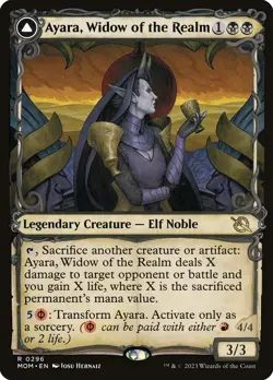 Ayara, Widow of the Realm Showcase Foil - March Of The Machine MTG-NM - Image 1