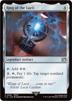 3x MTG Ring of the Lucii Uncommon Regular NM FINAL FANTASY - Image 1