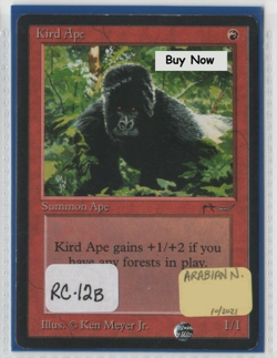 MTG / 1994 ARABIAN NIGHTS *MP* KIRD APE, Red MAGIC Creature (#RC-12B) - Image 5