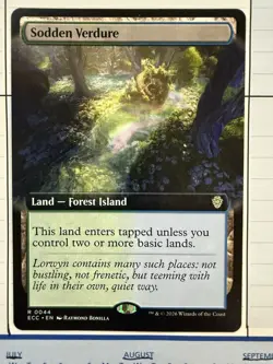 Sodden Verdure (Extended Art) Normal R Commander: Lorwyn Eclipsed 44 NM - Image 1