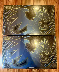 Pokemon Mega Charizard X ex Ultra-Premium Collection Box Sealed/New - Lot of 2 - Image 1