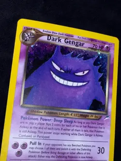 LP Dark Gengar Neo Destiny Holo Rar 6/105 2002 Pokemon Vintage WotC - Image 3