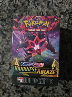 Pokemon TCG: Sword & Shield DARKNESS ABLAZE Build & Battle Kit Factory Sealed - Image 1