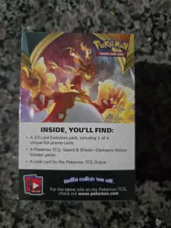 Pokemon TCG: Sword & Shield DARKNESS ABLAZE Build & Battle Kit Factory Sealed - Image 2